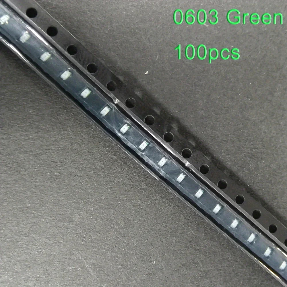 100pcs SMD LED 0603& 0805 5-color White Yellow Red Blue Green Digital Products LED Display Screens Electronic Diy Accessories