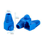 20/50pcs OD6.5 Cable Connector Plug Cover CAT5E CAT6 RJ45 Ethernet Network Cable 10 Colors Strain Relief Boots