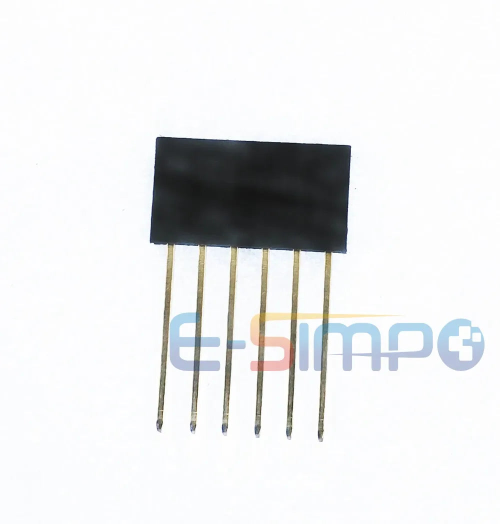 10pcs PC104 2.54mm 1x4P 6P 8P 10P 40P Industrial Female Socket Single Row Rohs PH8.5mm Long Pin Female Header