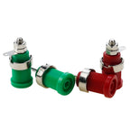 5 Piece 32A Insulation Safety 4mm Banana Plug Socket Jack Panel Mount Terminal Connector Multimeter Socket Banana Head Female