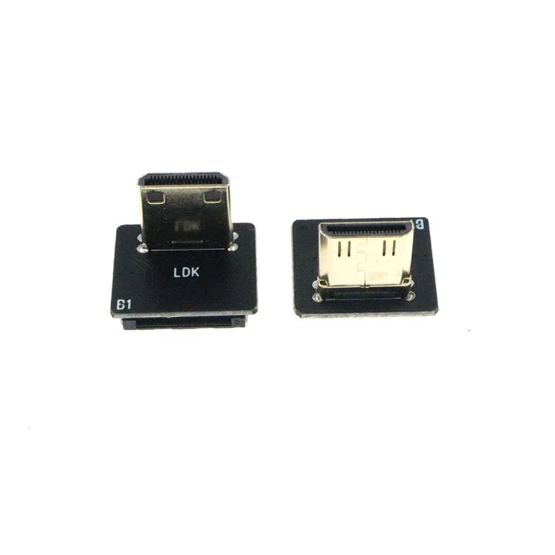 Anti-interference Ribbon FPV HDMI-Compatible Connector Flexible Flat Cable Raspberry Pi 4 Micro Mini HDMI-compatible