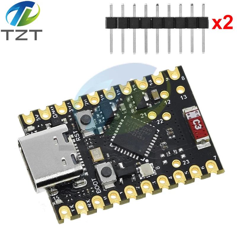 TZT ESP32-C6 SuperMini Development Board Microcontroller Programming Learning Controller Core Board
