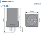 CHINT small electromagnetic relays JTX-2C JTX-3C 8-pin 11-pin AC220V AC380V DC24V DC12V intermediate relays