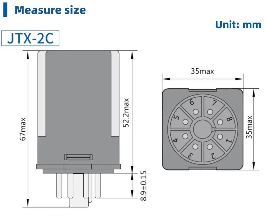 CHINT small electromagnetic relays JTX-2C JTX-3C 8-pin 11-pin AC220V AC380V DC24V DC12V intermediate relays