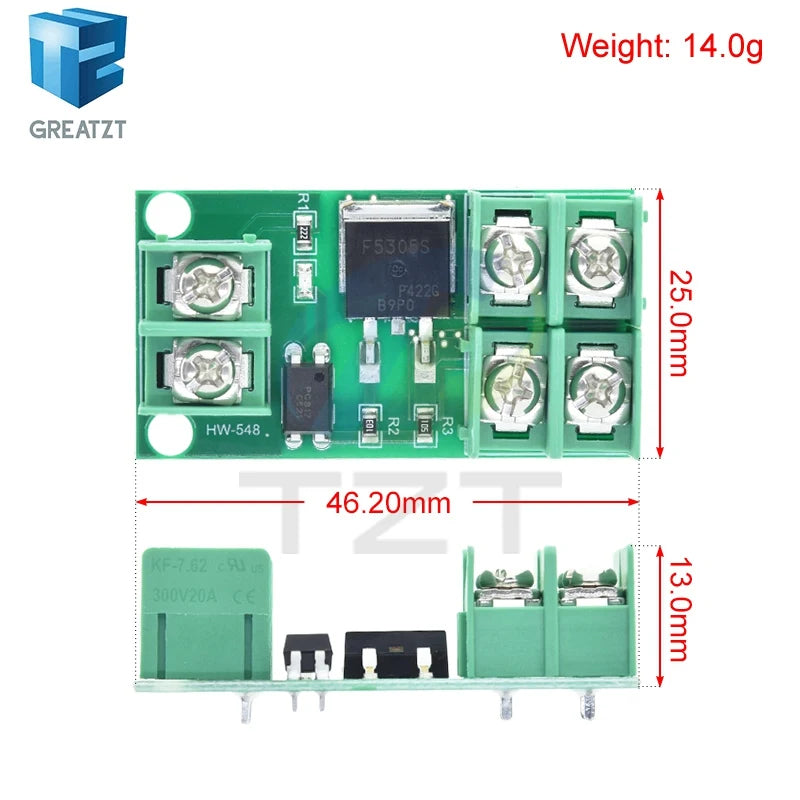 GREATZT DC 5V-36V Electronic Pulse Trigger Switch Control Panel MOS FET Field Effect Module Driver For LED Motor Pump