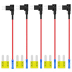 Micro2 Add a Circuit Fuse Tap 12V APT Micro II Automotive Holder Adapter Fuses Taps Connector ATR 12V with 5Pcs 20A Blade Fuse