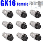 5pcs GX12 GX16 GX20 2 3 4 5 6 7 8 9 10 12 14 15 Pin Docking Aviation Plug Socket Circular Connector