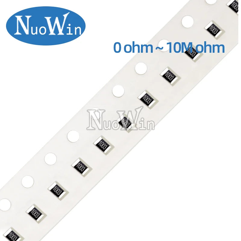 5000pcs/Lot 1% 0805 SMD resistor 0R - 10M 1/8W 0 0.1 0.22 10 100 220 330 470 750 ohm 1K 2.2K 3.3K 4.7K 10K 100K 100R 470R 1M