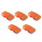 5Pcs Quick Lever Splicing Wire Connectors 2/3/4 Pins CMK642  Compact Plugable Male Female Terminals Universal Blocks