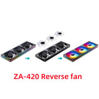 Jonsbo ZA-420/140 Computer Case Fan DIY Exchange 2 Sets Fan Blades  5V ARGB 140mm PWM Reverse Combination Cooling Fan
