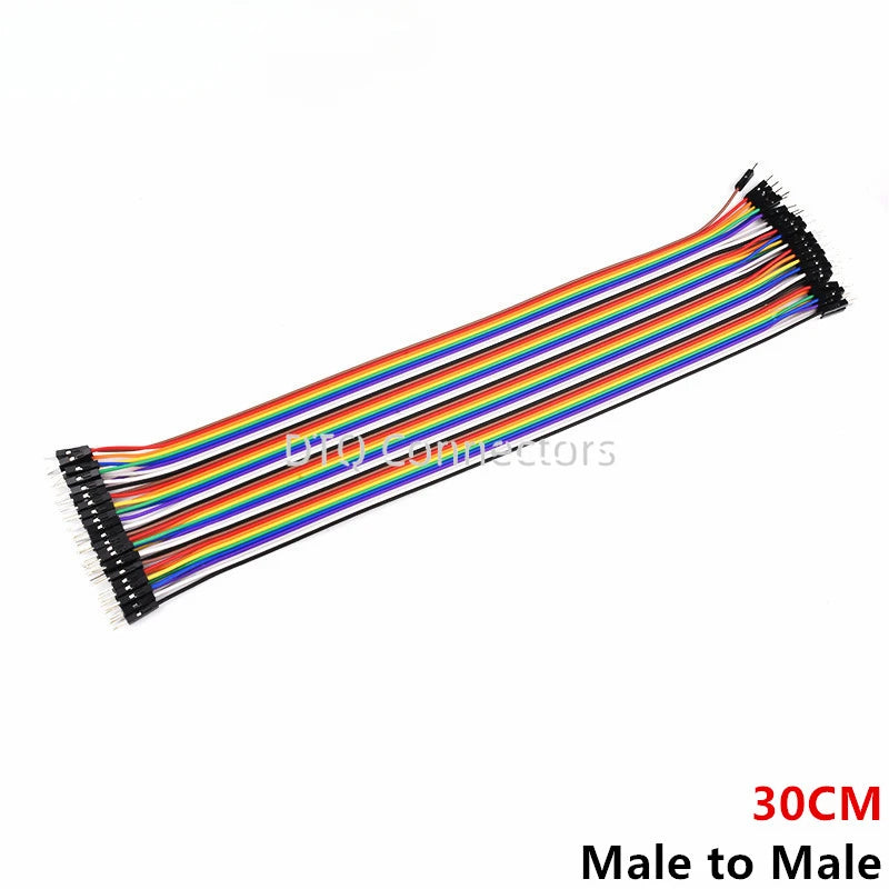 Dupont Line 10CM 20CM 30CM 40Pin Male to Male + Male to Female and Female to Female Jumper Wire Dupont Cable for Arduino DIY KIT