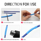 1/3/5/10M 3:1 White Dia 1.6mm - 39mm Heat Shrink Tube Adhesive Lined Polyolefin Thermal Cable Insulated Waterproof Sleeve White
