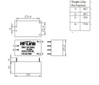 HLK-PM01 AC-DC 220V to 5V mini power supply module,intelligent household switch power supply module HLK-PM03 HLK-10M05