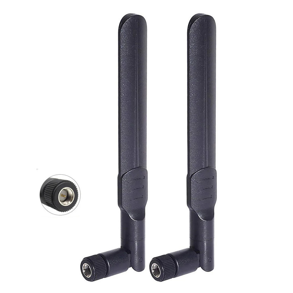 2 X 8dBi Dual Band 2.4GHz 5.8GHz Antenna RP-SMA Male + 2 X 15CM SMA Male to I-P-E-X-MHF4 Pigtail Cable for M.2 NGFF WiFi WLAN Ca