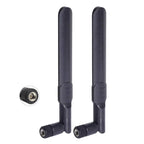 2 X 8dBi Dual Band 2.4GHz 5.8GHz Antenna RP-SMA Male + 2 X 15CM SMA Male to I-P-E-X-MHF4 Pigtail Cable for M.2 NGFF WiFi WLAN Ca