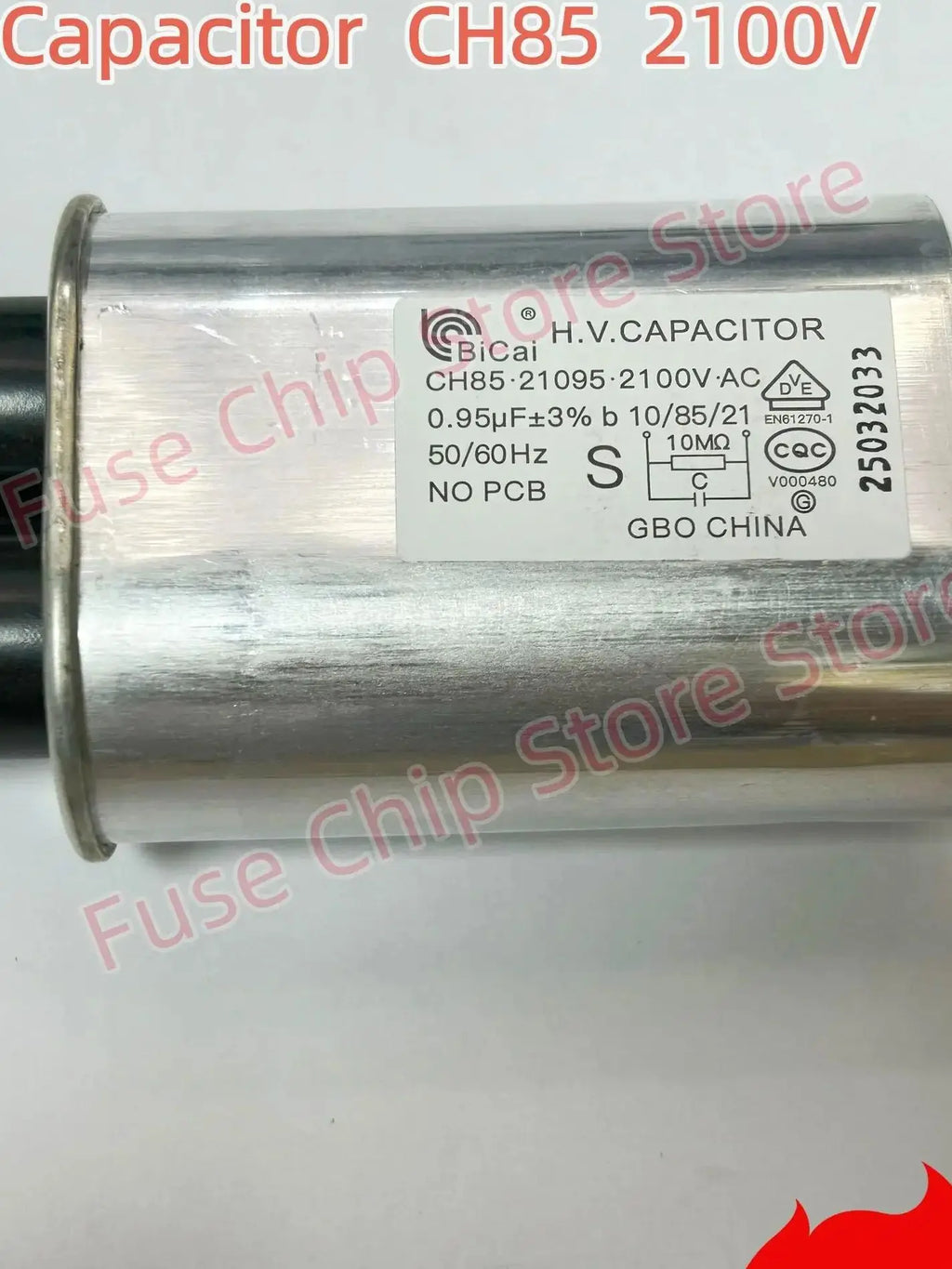 CH85 2100V0.75/0.88/0.9/0.95/1.1UF Ch85 High Voltage Microwave Oven Capacitor