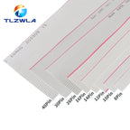 10Meter 1.27mm spacing 8P 10P 12P 14P 16P 20P 26P 30P 40P Grey flat cable FC-8 10 16 28AWG The wire,For IDC FC 2.54MM connector