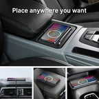 Car Wireless Charger Phone Pad for iPhone 17 16 15 14 13 12 Pro Max AirPods Samsung Xiaomi Airpods Pro 2 Fast Charging Station