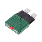 5-30A Blade 28V Resettable Manual Reset Adapter for Car Truck Boat Marine Car Insert Protector