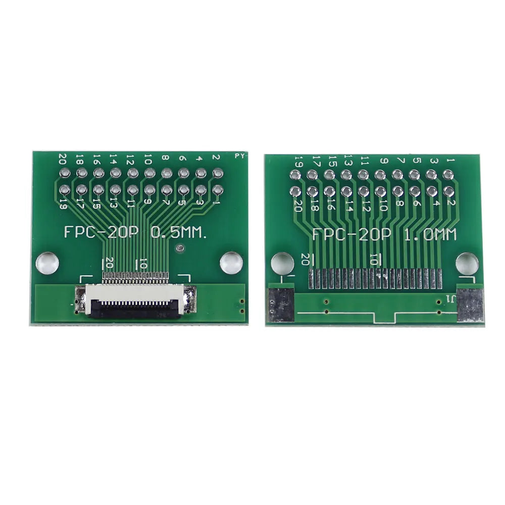 JCD 1Piece FPC/FFC Flat Cable Transfer Plate  0.5mm 1mm to 2.54mm Spacing Connector Flexible Flat Cable Adapter Board