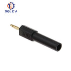 Gold Plated 2MM Small Male Banana Plug To 4MM Female Jack Connector Adapter