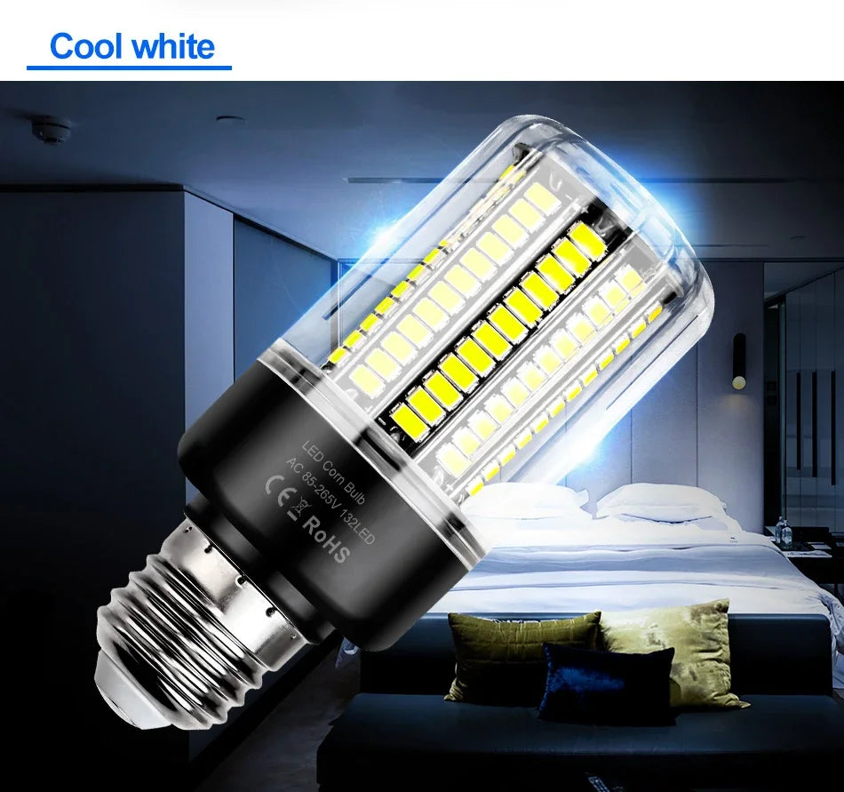 30W LED Indoor Corn Bulb E27/E26 Ceiling Lamp Bulbs E14 Spotlight B22 Living Room Bedroom Kitchen Washroom 220V Home Lighting