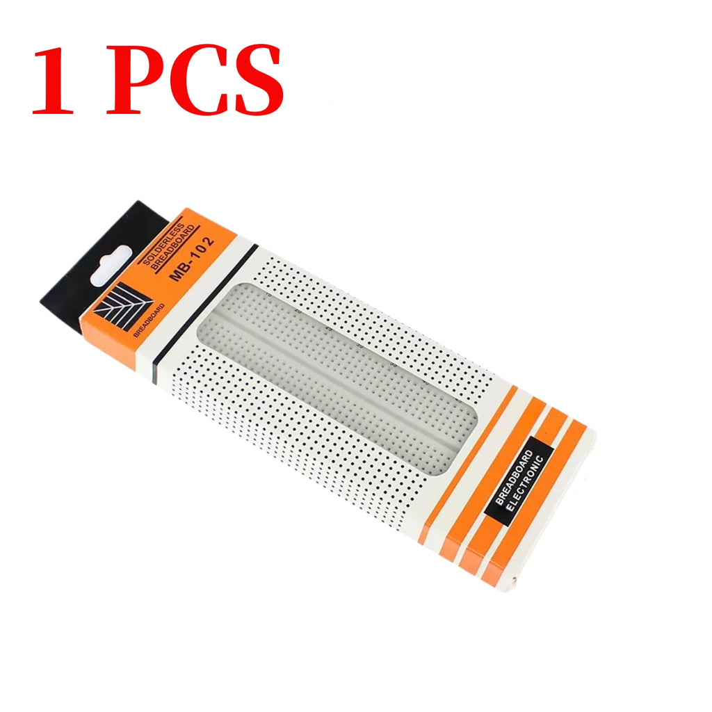 MB-102 Solderless Breadboard Kit 400/830 Points Prototype PCB Board with Jumper Wires Electronic Components DIY Kit for Arduino