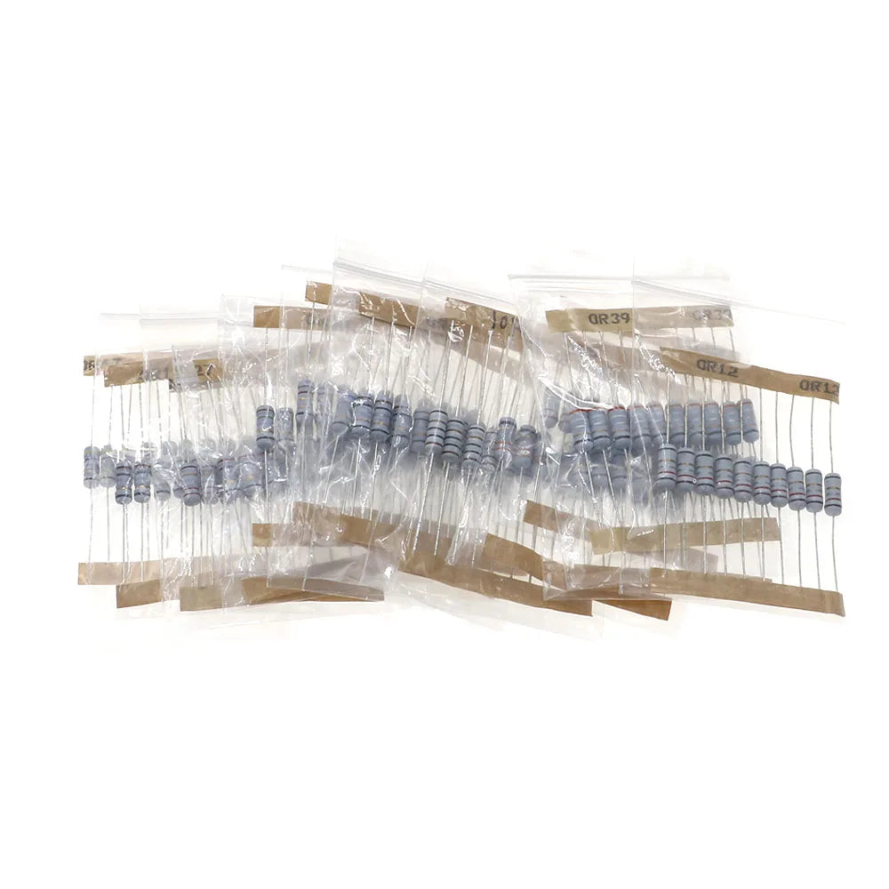 140Pcs 14Value 1W Fuse Wirewound Resistor kit 0.1ohm 0.12R 0.15R 0.18R 0.2R 0.22R 0.27R 0.33R 0.39R 0.47R 5 0.68R 0.82R 10ohm