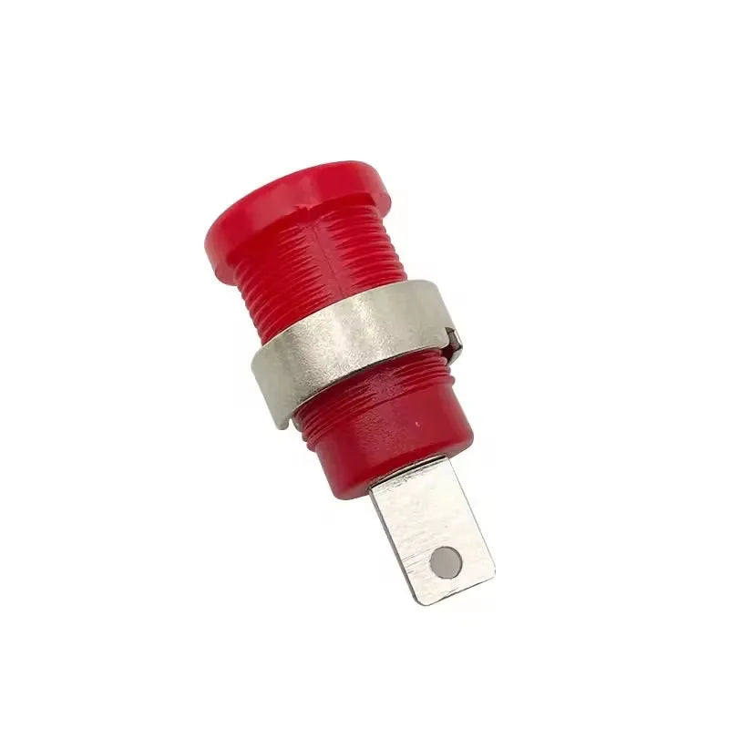 20PCS Insulated Safety 32A 4mm Banana Socket Terminal 5 Colors Female Jack Panel Mount Socket Binding Post Wire Connector