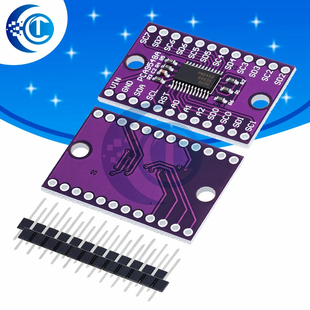 PCA9548 TCA9548A I2C Multiplexer Module – 1-to-8 Channel Expansion Board for IIC Bus (8-Way)
