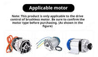 DC 24V-60V 50A 1000W High Power Brushless Motor Controller BLDC Driver For 3-phase Speed Regulator With Hall Senser