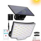 Solar Lights Outdoor 234LED 3 Modes Motion Sensor Flood Lights with Remote IP65 Waterproof Security Solar Lights for Outside