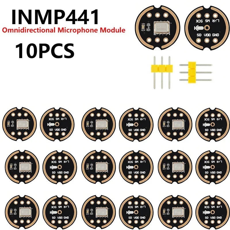 1-10PCS INMP441 Omnidirectional Microphone Module I2S Interface Low Power MEMS High Precision Digital Output Sensor Module