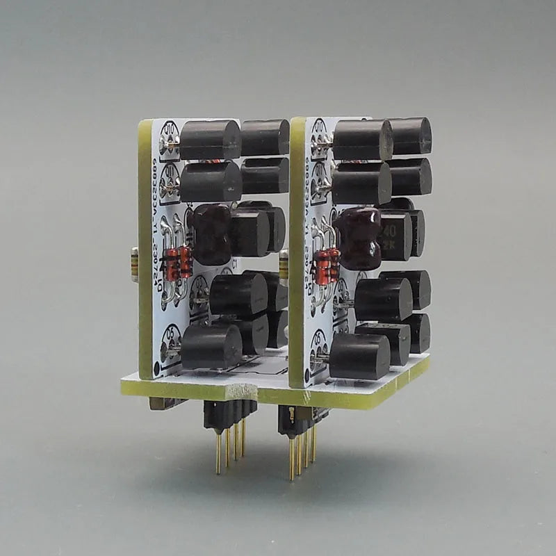 Fever fully discrete op amp module, low noise FET differential input high current output single and double op amp