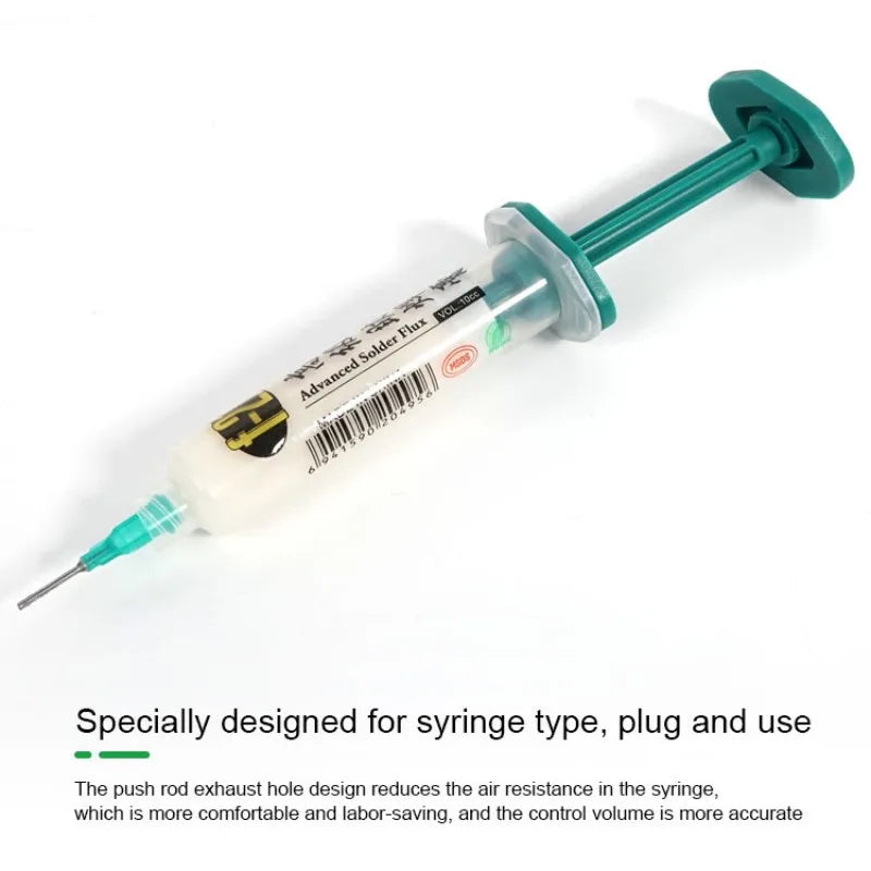 RELIFE F-21 10CC Lead-free and Halogen-free Tin Soldering Paste For PCB Rework Welding Flux Syringe Type Emulsified Solder
