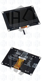 GREAT IT  2.42" 2.42 inch LCD Screen White BLUE 128x64 OLED Display Module IIC I2C SPI Serial for C51 SPD0301