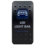 Blue Led Rocker Switch Button 5Pins&7Pins ON OFF ON For Car Marine Boat NARVA ARB Style interior Lights parts Camper Accessories
