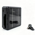 PHOMAX 4 Slot Battery Solar Charger.18650 Charger Multi-Function Portable Outdoor Charger Box With LED Light Type-C USB Output