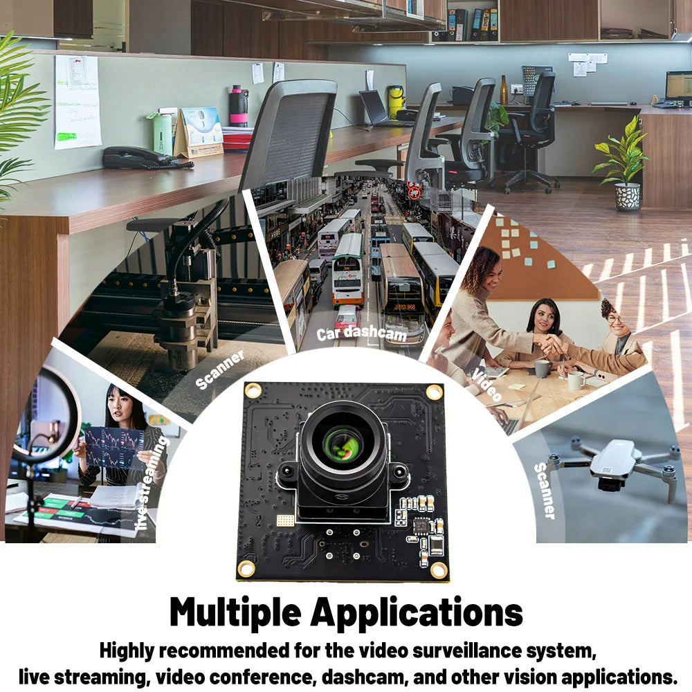 USB3.0 Global Shutter Camera Module 2.3MP 120FPS High Frame Rate Webcam With No Distortion M12 Lens Plug And Play For Video Live