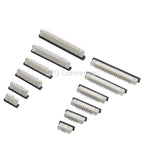 10pcs Fpc Ffc Connector Socket Pitch 0.5mm 1.0mm 4/6/8/10/12/14 16/20/24/30/34/40/50/60 Pin Vertical Type Misalignment Pins Flat