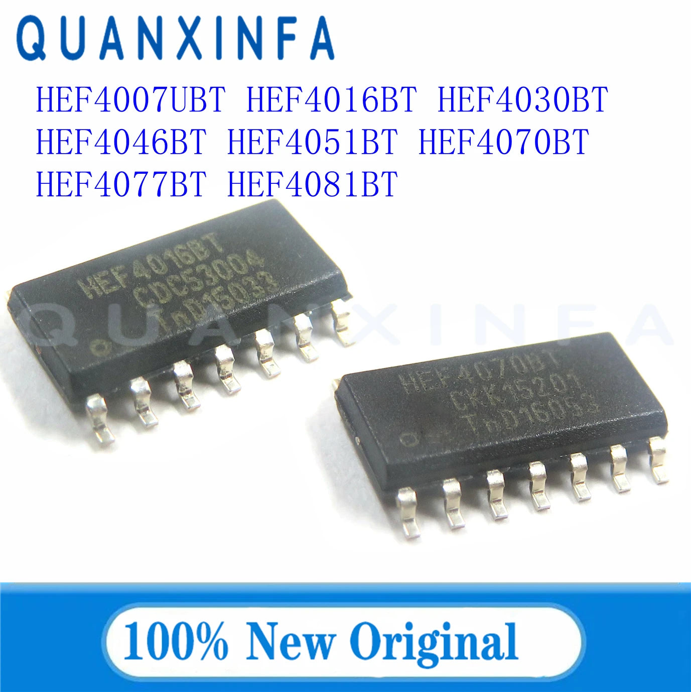 10PCS HEF4007UBT HEF4016BT HEF4030BT HEF4046BT HEF4051BT HEF4070BT HEF4077BT HEF4081BT logic chips