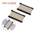 2pcs FPC FFC Flexible Flat Cable Extension Board 0.5 mm Pitch 24 30 40 50 60 Pin 24P 30P 40P 50P 60P Connector