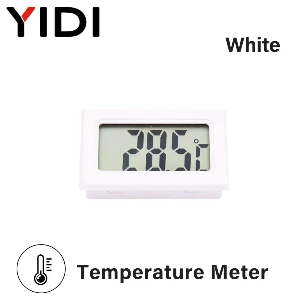 LCD Digital Indoor Outdoor Thermometer Thermo Hygrometer Probe Tester Incubator Aquarium Temperature Humidity Meter Sensor Gauge