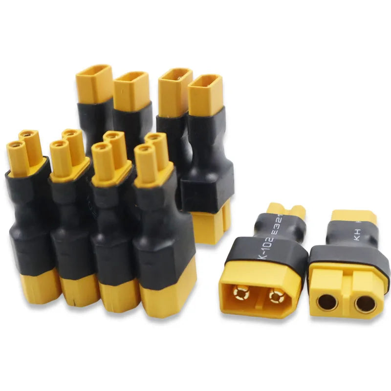 XT60 to XT30 Plug Adapter Converter Connector Male/Female for FPV Drone RC Lipo Battery Charger ESC Accessory Drone Parts DIY