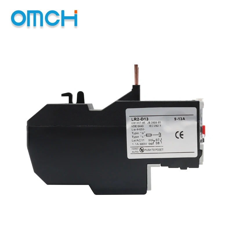 JR28-25 Thermal Overload Relay Adjustable Relaying With Over Current Protection Used For AC Contractor CJX2-12/18 Series