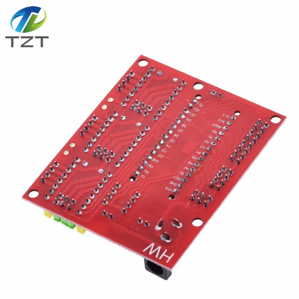DIYTZT 1/3PCS New CNC Shield V4 Engraving Machine / 3D Printer / A4988 Driver Expansion Board for arduino DIY KIT
