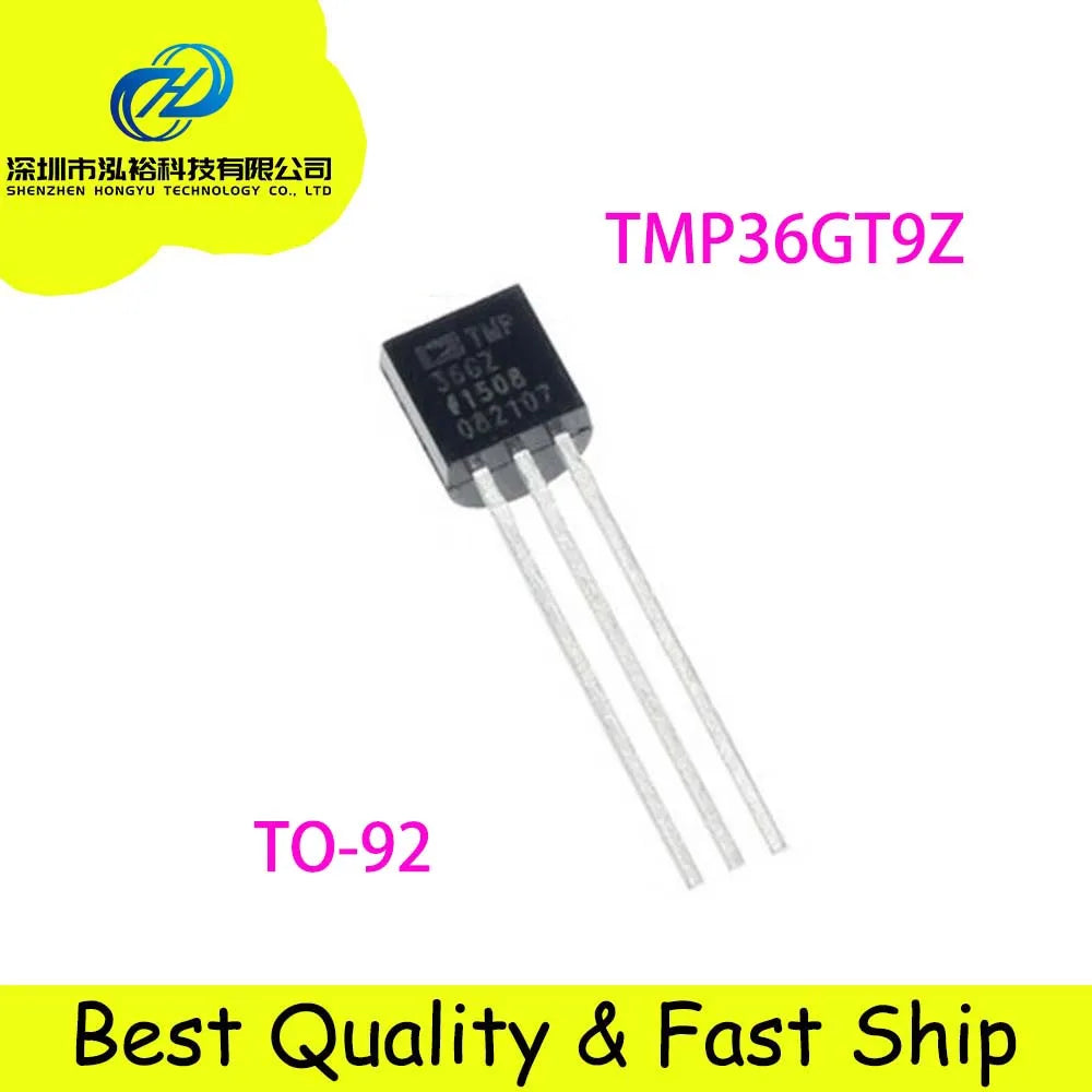 1 - 10 Pieces/Lots TMP36GT9Z TMP36GZ TMP36 SENSOR ANALOG -40C-125C TO92-3 TO-92 Temperature Sensing Chips New Stocks