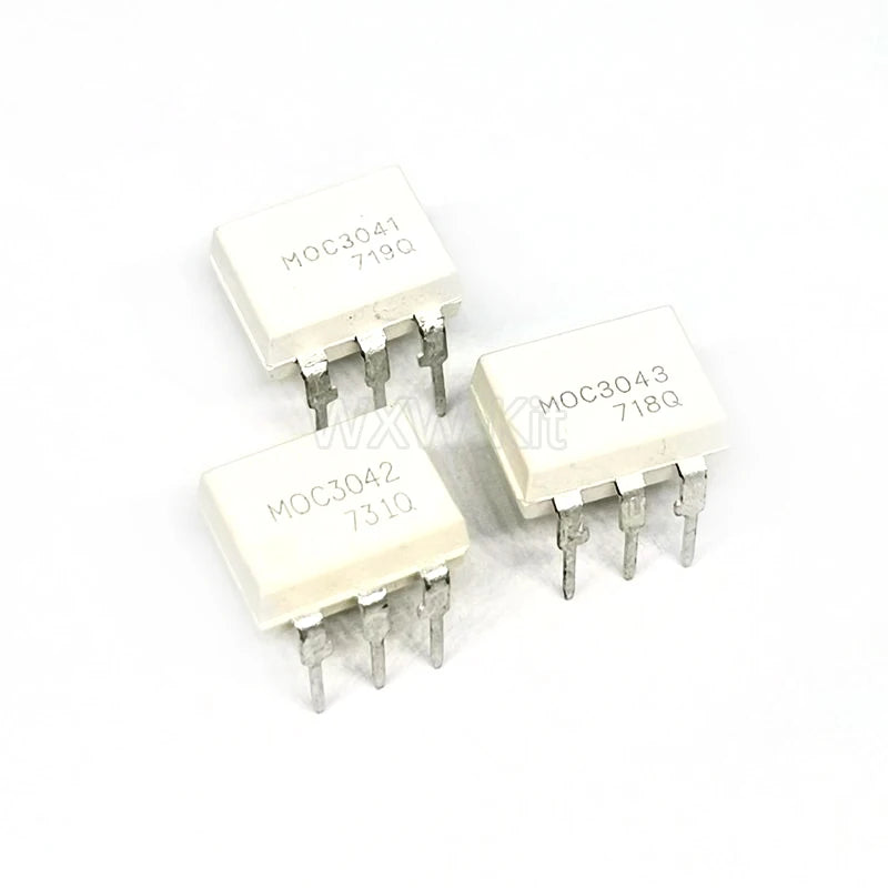 10PCS MOC3020 MOC3021 MOC3022 MOC3023 MOC3041 MOC3042 MOC3043 MOC3061 MOC3062 MOC3063 MOC3081 MOC3082 MOC3083 DIP6 Optocoupler