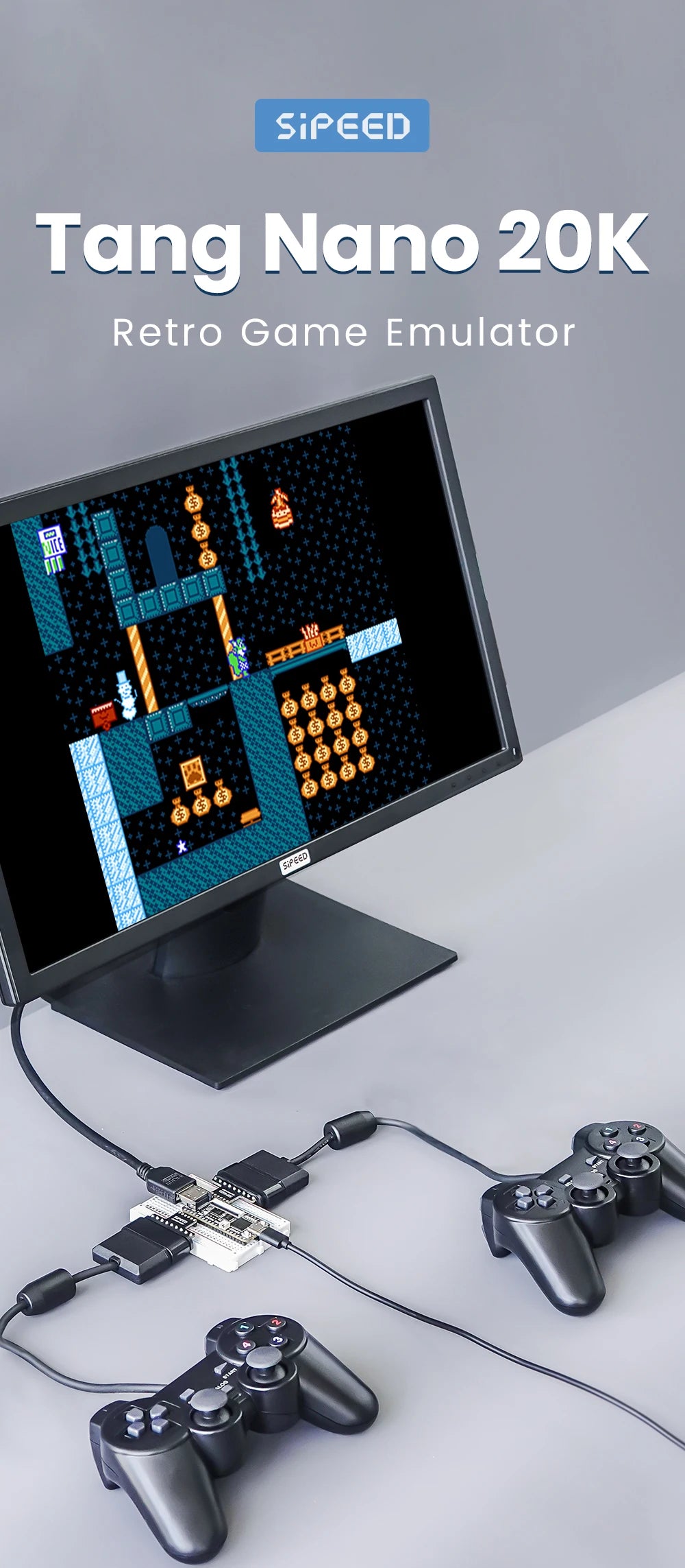 Sipeed Tang Nano 20K Game Kits FPGA RISCV Linux Development Board
