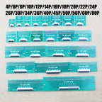 1pcs FPC/FFC Welding 0.5 Seat Connection 0.5mm Pitch Connector SMT To 2.54mm Flexible Cable Adapter Board 6 8 10 20 50 60 80 Pin